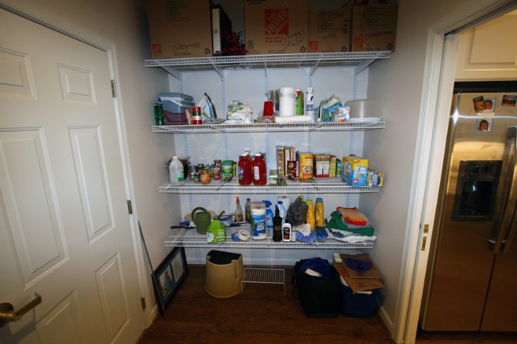 Pantry in the utility room